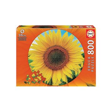 Educa 800 Parça Ayçiçeği Yuvarlak Puzzle