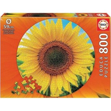 Educa 800 Parça Ayçiçeği Yuvarlak Puzzle