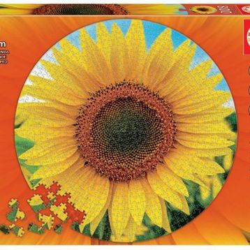 Educa 800 Parça Ayçiçeği Yuvarlak Puzzle