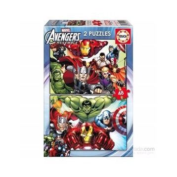 Educa Avengers 2x48 Parça Çocuk Puzzle