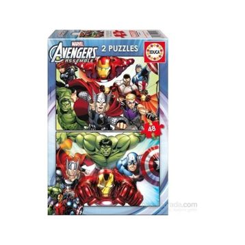Educa Avengers 2x48 Parça Çocuk Puzzle