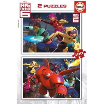 Educa Big Hero 6 2x100 Çocuk Puzzle