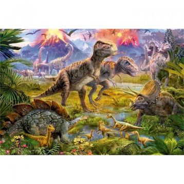 Educa Dinosaur Gathering 500 Parça Puzzle