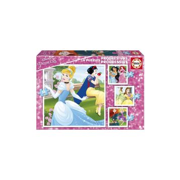 Educa Disney Princess 12+16+20+25 Parça Puzzle