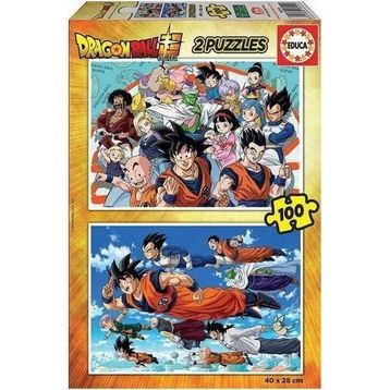 Educa Dragon Ball Fsc 2x 100 Parça Puzzle