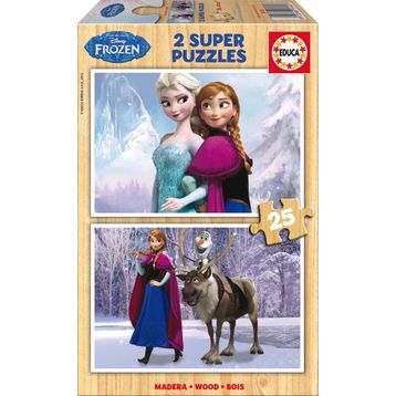 Educa Frozen 2 x 25 Parça Puzzle