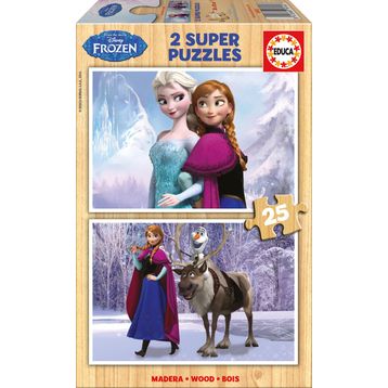 Educa Frozen 2 x 25 Parça Puzzle