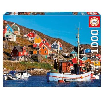 Educa İskandinav Evler 1000 Parça Puzzle