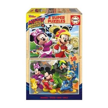 Educa Mickey And The Roadster Racers 2x16 Ahşap Puzzle