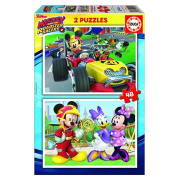 Educa Mickey Roadster Racers 2x48 Parça Çocuk Puzzle