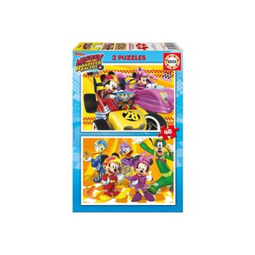 Educa Mickey Roadster Racers 2x48 Parça Çocuk Puzzle