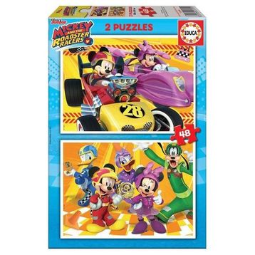 Educa Mickey Roadster Racers 2x48 Parça Çocuk Puzzle