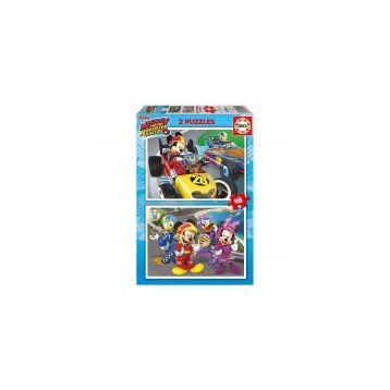 Educa Mickey Roadster Racers 2x48 Parça Çocuk Puzzle