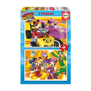 Educa Mickey Roadster Racers 2x48 Parça Çocuk Puzzle