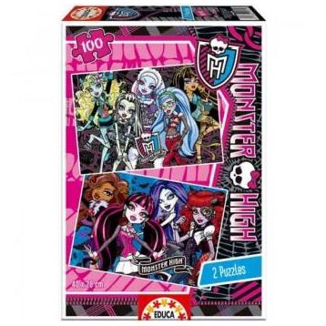 Educa Monster High 2x100 Parça Puzzle