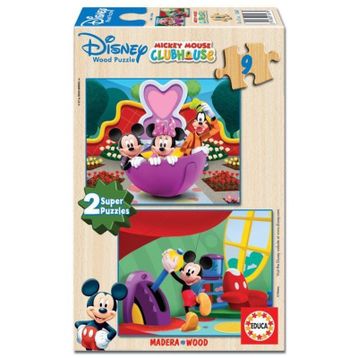 Educa Mouse Mickey 2 X 9 Puzzle