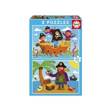 Educa Pirates 2x20 Parça Çocuk Puzzle