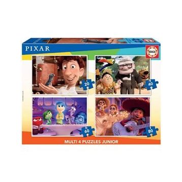 Educa Pixar Multi 4 20+40+60+80 Parça Puzzle