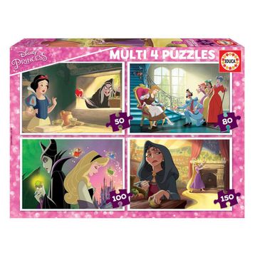 Educa Puzzle Multi 4 Disney Princess Puzzle
