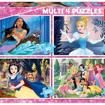 Educa Puzzle Multi 4 Disney Princess Puzzle