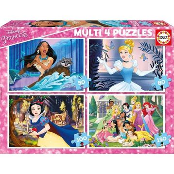 Educa Puzzle Multi 4 Disney Princess Puzzle