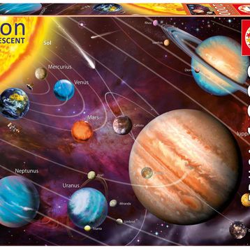 Educa Solar System Neon 1000 Parça Puzzle