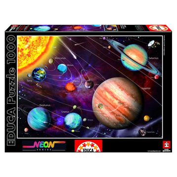 Educa Solar System Neon 1000 Parça Puzzle