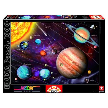 Educa Solar System Neon 1000 Parça Puzzle