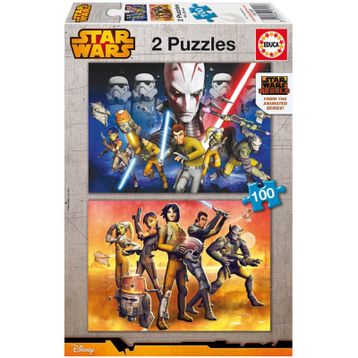 Educa Star Wars Rebels 2X100 Çocuk Puzzle