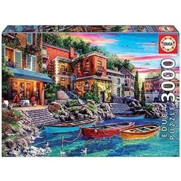 Educa Sunset In Como 3000 Parça Puzzle