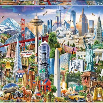 Educa Symbols From North America 1500 Parça Puzzle
