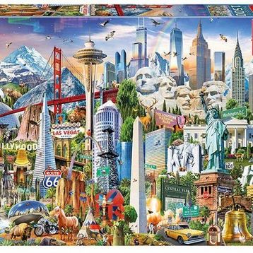 Educa Symbols From North America 1500 Parça Puzzle