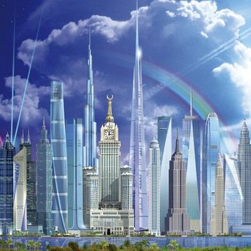 Educa Tall Buildings 1000 Parça Puzzle