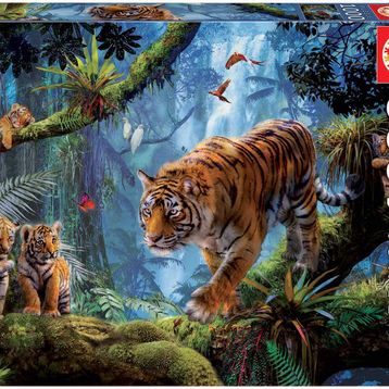 Educa Tigers In The Tree 1000 Parça Puzzle