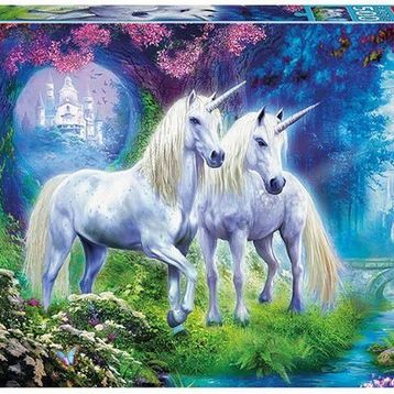 Educa Unicorns In The Forest 500 Parça Puzzle