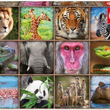 Educa Wild Animals Çocuk Puzzle