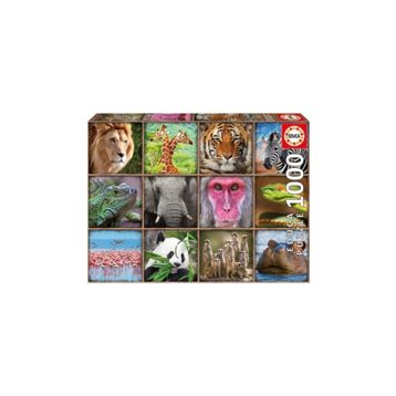 Educa Wild Animals Çocuk Puzzle