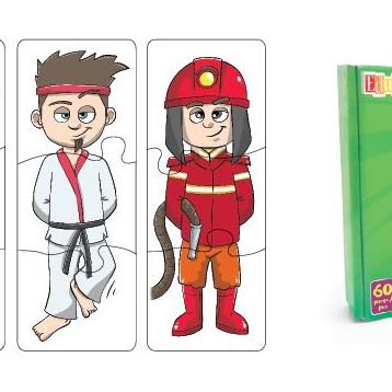 Edukido Ben Kimim EDU-1014 Mukavva Puzzle