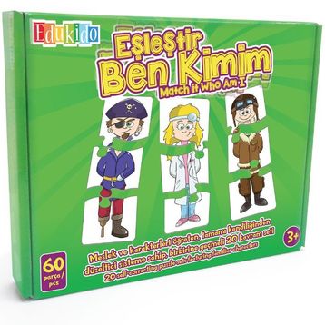 Edukido Ben Kimim EDU-1014 Mukavva Puzzle