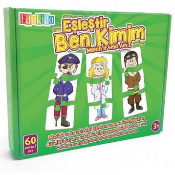 Edukido Ben Kimim EDU-1014 Mukavva Puzzle
