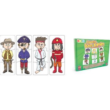 Edukido Ben Kimim EDU-1014 Mukavva Puzzle