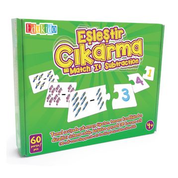Edukido Çıkarma EDU-1005 Mukavva Puzzle