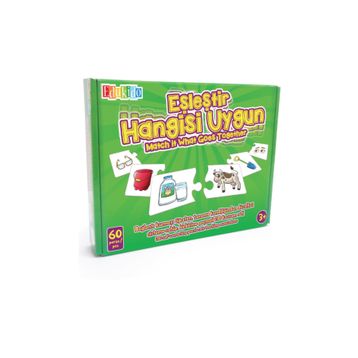 Edukido Hangisi Uygun EDU-1011 Mukavva Puzzle