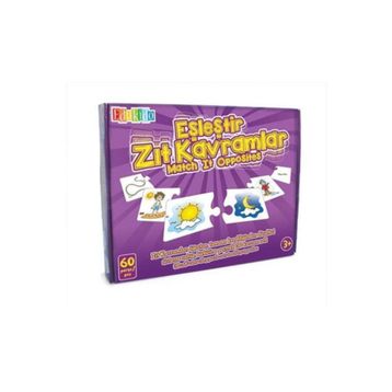 Edukido Rakamlar Zıt Kavramlar EDU-1012 Mukavva Puzzle