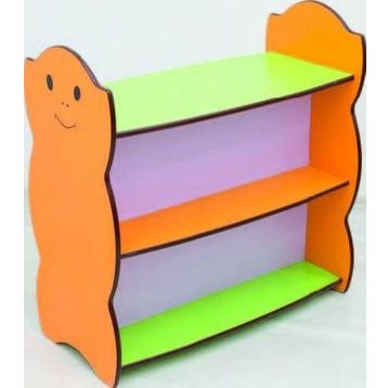 Edutoys 100x48x100 cm Renkli Tırtıl Kitaplık