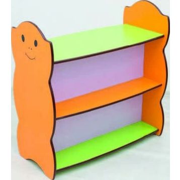 Edutoys 100x48x100 cm Renkli Tırtıl Kitaplık