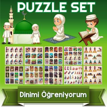 Edutoys 10'lu Set Dinimi Öğreniyorum Puzzle