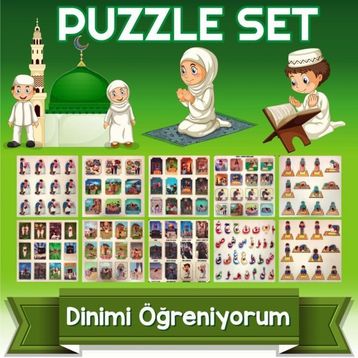 Edutoys 10'lu Set Dinimi Öğreniyorum Puzzle