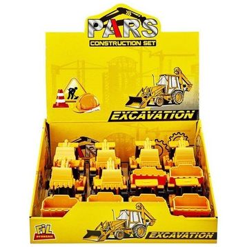 Edutoys 12'li Kepçe Dozer Sürtmeli Araba Standı