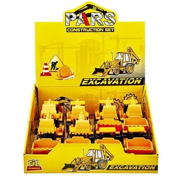 Edutoys 12'li Kepçe Dozer Sürtmeli Araba Standı